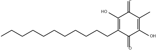 2,5-Cyclohexadiene-1,4-dione, 2,5-dihydroxy-3-methyl-6-undecyl- Structure