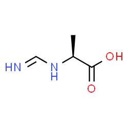 L-Alanine, N-(iminomethyl)- (9CI) structure