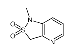 1-methyl-3H-[1,2]thiazolo[4,3-b]pyridine 2,2-dioxide Structure