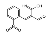 2-[(2-nitrophenyl)methylidene]-3-oxobutanamide结构式