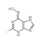 2-Chloro-N-hydroxyadenine结构式