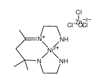 (4,6,6-trimethyl-3,7-diazanon-3-ene-1,9-diamine)nickel(II) tetrachlorozincate结构式