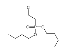 1-[butoxy(2-chloroethyl)phosphoryl]oxybutane Structure