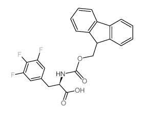 FMOC-D-3,4,5-三氟苯基丙氨酸结构式