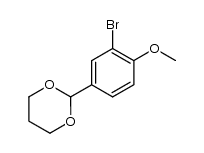 2-(3-bromo-4-methoxyphenyl)-1,3-dioxane结构式