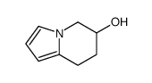 6-Indolizinol,5,6,7,8-tetrahydro-(9CI) structure