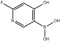 (6-fluoro-4-hydroxypyridin-3-yl)boronic acid structure