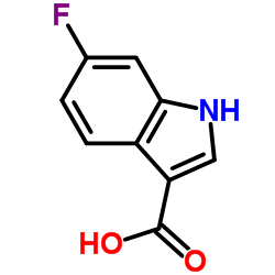 6-Fluoro-1H-indole-3-carboxylic acid structure