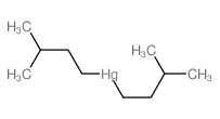 bis(3-methylbutyl)mercury Structure