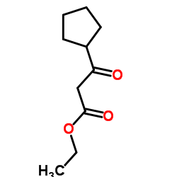 Ethyl 3-cyclopentyl-3-oxopropanoate Structure