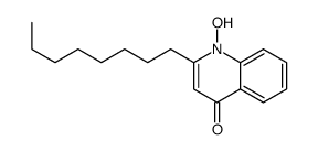 1-hydroxy-2-octylquinolin-4-one结构式