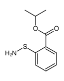 propan-2-yl 2-aminosulfanylbenzoate结构式