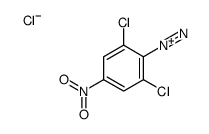 2,6-dichloro-4-nitrobenzenediazonium,chloride Structure