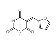 2,4,6(1H,3H,5H)-Pyrimidinetrione,5-(2-furanylmethylene)-结构式