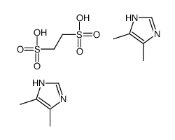 4,5-dimethyl-1H-imidazole,ethane-1,2-disulfonic acid Structure