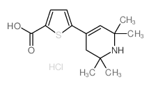 5-(2,2,6,6-tetramethyl-1,3-dihydropyridin-4-yl)thiophene-2-carboxylic acid,hydrochloride Structure