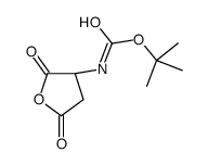 (S)-TERT-BUTYL (2,5-DIOXOTETRAHYDROFURAN-3-YL)CARBAMATE Structure