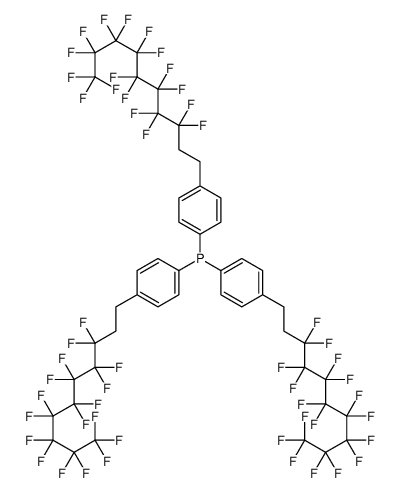 tris[4-(3,3,4,4,5,5,6,6,7,7,8,8,9,9,10,10,10-heptadecafluorodecyl)phenyl]phosphane picture