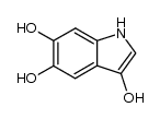 5,6,3-trihydroxyindole Structure