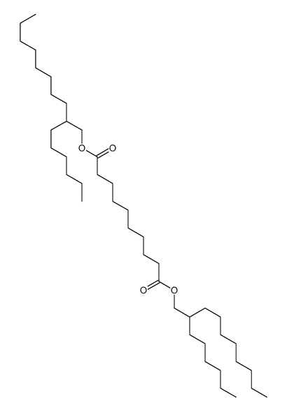 bis(2-hexyldecyl) decanedioate structure