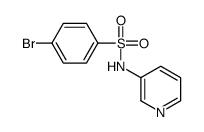 p-Bromo-N-(3-pyridyl)benzenesulfonamide Structure