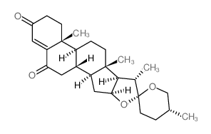 (25R)-Spirost-4-en-3,6-dione结构式