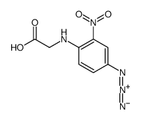 2-(4-azido-2-nitroanilino)acetic acid结构式