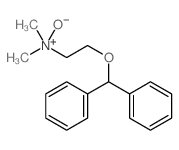 Diphenhydramine N-Oxide structure