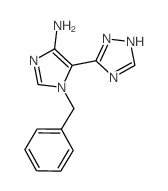 1-benzyl-5-(2H-1,2,4-triazol-3-yl)imidazol-4-amine Structure