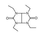 1,3,4,6-tetraethyl-3a,6a-dihydroimidazo[4,5-d]imidazole-2,5-dione Structure