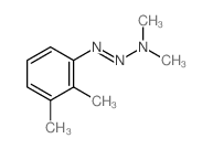 N-(2,3-dimethylphenyl)diazenyl-N-methyl-methanamine结构式