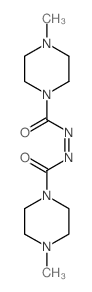 Methanone,1,1'-(1,2-diazenediyl)bis[1-(4-methyl-1-piperazinyl)- structure