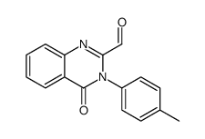 3-(4-methylphenyl)-4-oxoquinazoline-2-carbaldehyde结构式