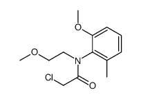 2-chloro-N-(2-methoxyethyl)-N-(2-methoxy-6-methylphenyl)acetamide结构式