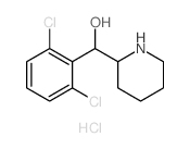 (2,6-dichlorophenyl)-(2-piperidyl)methanol结构式