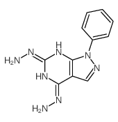 1H-Pyrazolo[3,4-d]pyrimidine,4,6-dihydrazinyl-1-phenyl-结构式