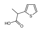 Alpha-甲基-2-噻吩乙酸结构式