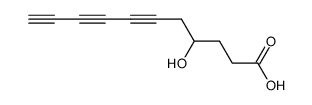 (-)-4-hydroxy-undeca-6,8,10-triynoic acid Structure