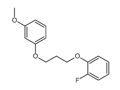 1-fluoro-2-[3-(3-methoxyphenoxy)propoxy]benzene Structure