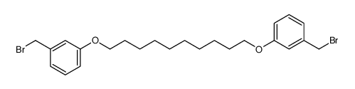 1-(bromomethyl)-3-[10-[3-(bromomethyl)phenoxy]decoxy]benzene Structure