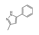 3-methyl-5-phenylpyrazole结构式