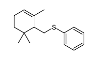 (2,6,6-trimethylcyclohex-2-en-1-yl)methylsulfanylbenzene Structure