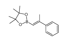 4,4,5,5-tetramethyl-2-[(Z)-2-phenylprop-1-enyl]-1,3,2-dioxaborolane Structure