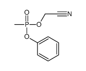 2-[methyl(phenoxy)phosphoryl]oxyacetonitrile结构式