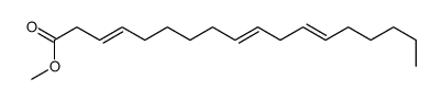 methyl octadeca-3,9,12-trienoate结构式