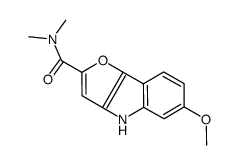 6-methoxy-N,N-dimethyl-4H-furo[3,2-b]indole-2-carboxamide Structure