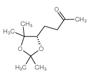 (5S)-5,6-异丙撑二氧-6-甲基-庚烷-2-酮结构式