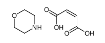 but-2-enedioic acid,morpholine Structure