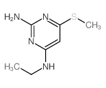 2,4-Pyrimidinediamine,N4-ethyl-6-(methylthio)- Structure