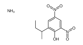 ammonium 2-sec-butyl-4,6-dinitrophenolate结构式